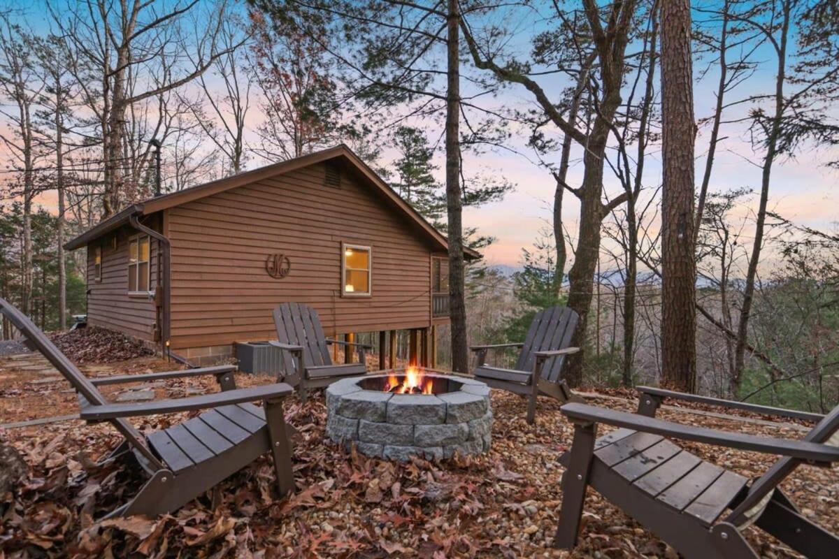 Mountain Views Hot Tub Firepit Close To Town Blue Ridge Dış mekan fotoğraf